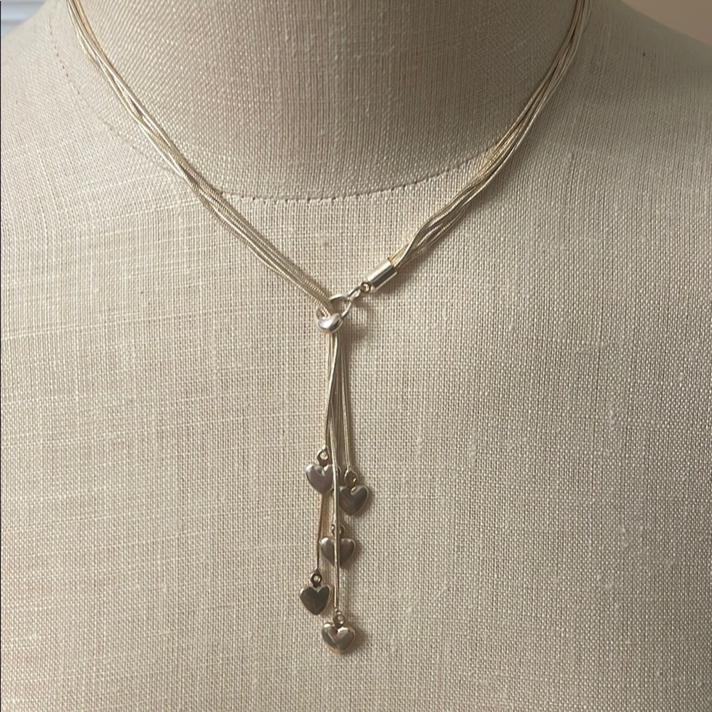 Elegant Silver Heart Pendant Necklace
